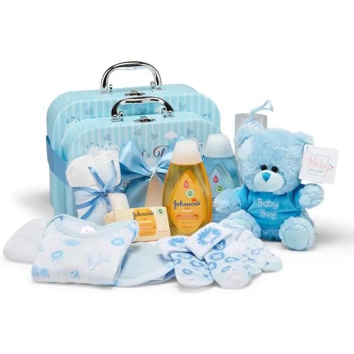 Baby Box Shop – Coffret Naissance pour bébé garçon avec vêtements